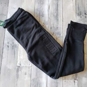 NWT - PUMA Logo Youth Fleece Jogger - Size L(14/16)